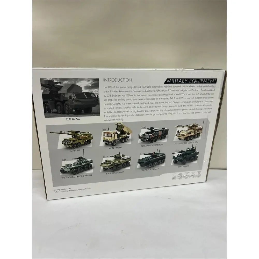 Military Equipment Building Blocks Set Army Truck 429 PCS NEW READ DESCRIPTION